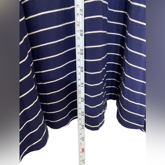 American Eagle Outfitters Soft & Sexy striped sleeveless dress Navy White Size S - Picture 13 of 13